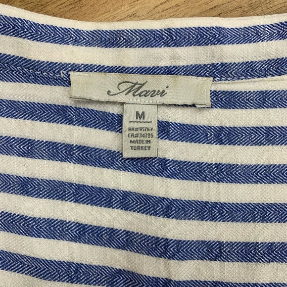 Mavi flowy boyfriend shirt in chambray stripe - Picture 6 of 7